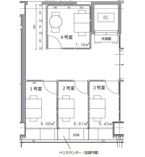 シェアオフィス図面